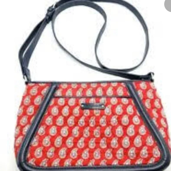 Vera Bradley Bandana Paisley Crossbody Bag - Picture 1 of 10